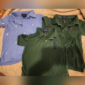 Polo by Ralph Lauren Kids' Blue and Green Polo Shirts